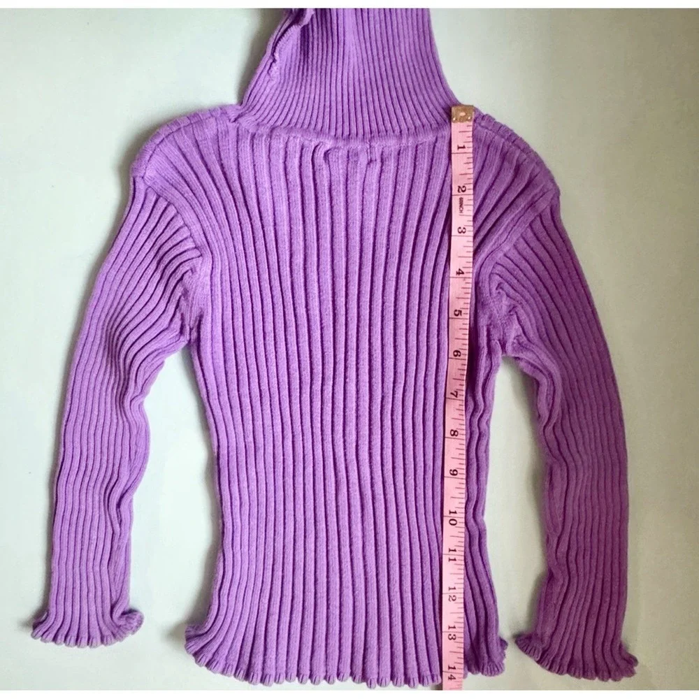 Girls Jordache Pants + Sweaters Lot | Size 3T | Purple Knit & Stripe Top I Socks